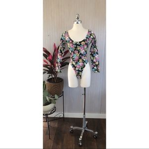 90s Floral Bodysuit